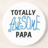 Volledig Geweldige Papa T-shirts en cadeautjes Zandsteen Onderzetter (Voorkant)