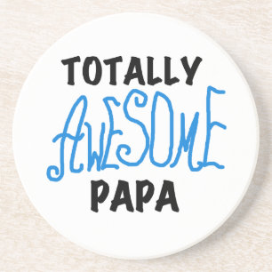 Volledig Geweldige Papa T-shirts en cadeautjes Zandsteen Onderzetter