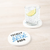 Volledig Geweldige Papa T-shirts en cadeautjes Zandsteen Onderzetter (Zijkant)