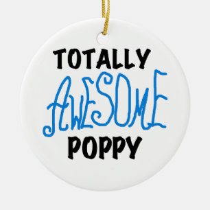 Volledig Geweldige papaver T-shirts en GIfts Keramisch Ornament