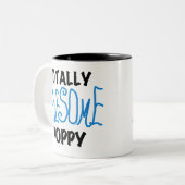 Volledig Geweldige papaver T-shirts en GIfts Tweekleurige Koffiemok (Voorkant links)