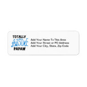 Volledig Geweldige Papaw T-shirts en geschenken Etiket (Voorkant)