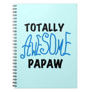 Volledig Geweldige Papaw T-shirts en geschenken Notitieboek