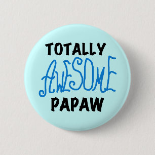Volledig Geweldige Papaw T-shirts en geschenken Ronde Button 5,7 Cm