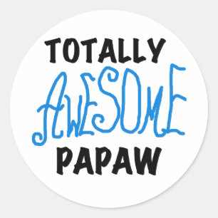 Volledig Geweldige Papaw T-shirts en geschenken Ronde Sticker