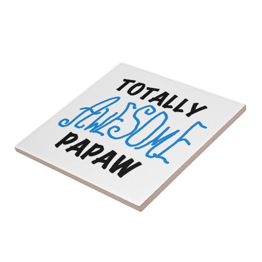 Volledig Geweldige Papaw T-shirts en geschenken Tegeltje (Zijkant)