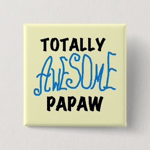 Volledig Geweldige Papaw T-shirts en geschenken Vierkante Button 5,1 Cm