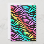 Volledig geweldige partijuitnodiging van 90 s kaart (Achterkant)