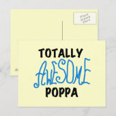 Volledig Geweldige Poppa Tshirts en cadeautjes Briefkaart (Voorkant / Achterkant)