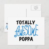 Volledig Geweldige Poppa Tshirts en cadeautjes Briefkaart (Voorkant / Achterkant)