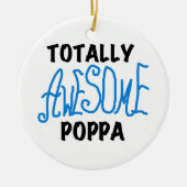 Volledig Geweldige Poppa Tshirts en cadeautjes Keramisch Ornament (Voorkant)