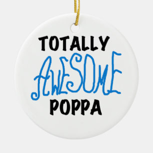 Volledig Geweldige Poppa Tshirts en cadeautjes Keramisch Ornament