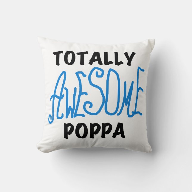 Volledig Geweldige Poppa Tshirts en cadeautjes Kussen (Voorkant)