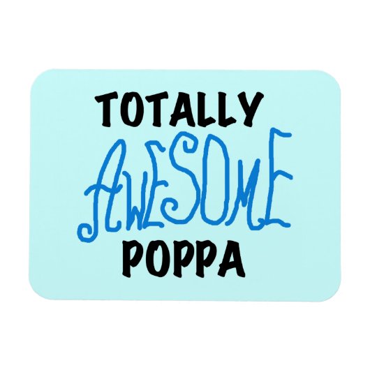 Volledig Geweldige Poppa Tshirts en cadeautjes Magneet (Horizontaal)