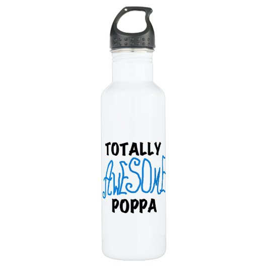 Volledig Geweldige Poppa Tshirts en Waterfles (Voorkant)
