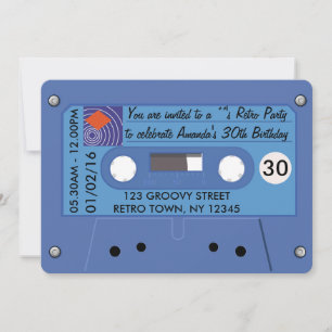 Volledig Geweldige Retro Birthday Party - Geperson Kaart