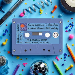 Volledig Geweldige Retro Birthday Party - Geperson Kaart