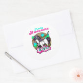 Volledig Geweldige Ronde Sticker (Envelop)