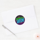 Volledig GEWELDIGE Ronde Sticker (Envelop)