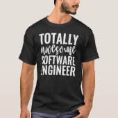 Volledig Geweldige software engineer T-shirt (Voorkant)