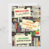 Volledig Geweldige Terug naar jaren 90 Huwelijksui Kaart (Achterkant)