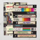 Volledig Geweldige Terug naar jaren 90 Huwelijksui Kaart (Voorkant / Achterkant)