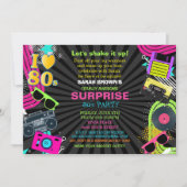 volledig geweldige uitnodiging voor 80-partijen (Voorkant)