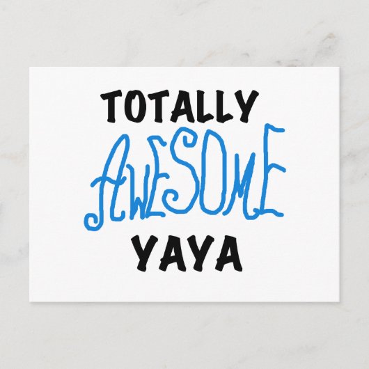 Volledig Geweldige Yaya T-shirts en geschenken Briefkaart (Voorkant)