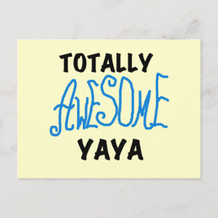 Volledig Geweldige Yaya T-shirts en geschenken Briefkaart