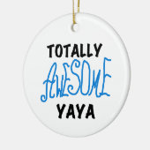 Volledig Geweldige Yaya T-shirts en geschenken Keramisch Ornament (Links)