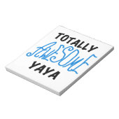 Volledig Geweldige Yaya T-shirts en geschenken Notitieblok (Linkerzijde)