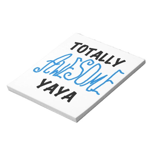 Volledig Geweldige Yaya T-shirts en geschenken Notitieblok (Linkerzijde)