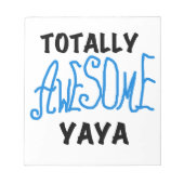 Volledig Geweldige Yaya T-shirts en geschenken Notitieblok (Voorkant)