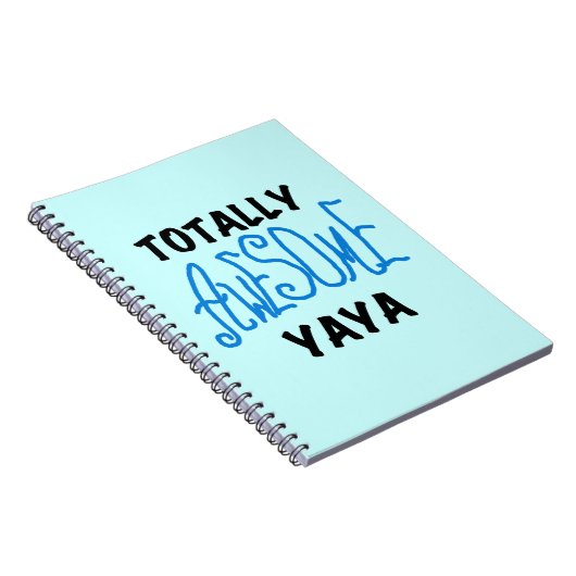 Volledig Geweldige Yaya T-shirts en geschenken Notitieboek (Rechterzijde)