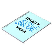 Volledig Geweldige Yaya T-shirts en geschenken Notitieboek (Linkerzijde)