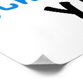 Volledig Geweldige Yaya T-shirts en geschenken Poster (Hoek)