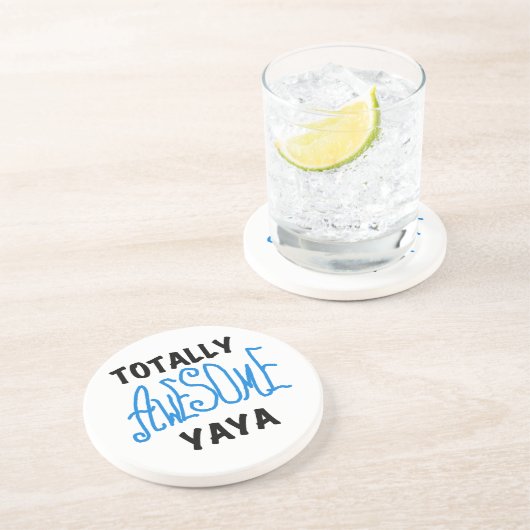 Volledig Geweldige Yaya T-shirts en geschenken Zandsteen Onderzetter (Zijkant)