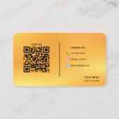 Volledig  Goud Visitekaartje (Achterkant)