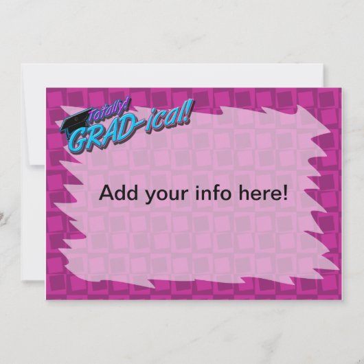 Volledig Gradical Invite Kaart (Voorkant)