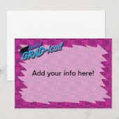 Volledig Gradical Invite Kaart (Voorkant / Achterkant)