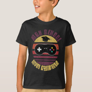 Volledig grappig afstudeergeschenk voor gamers op t-shirt