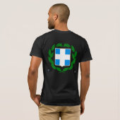 VOLLEDIG GRIEKS MET BLOOTSTELLING T-SHIRT (Achterkant volledig)