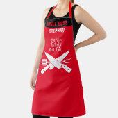 Volledig grillen dat aangepaste grappige BBQ chef- Schort (Insitu)