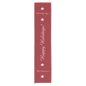 Volledig klantgerichte Feestdagen lijstrunners Korte Tafelloper (Voorkant)