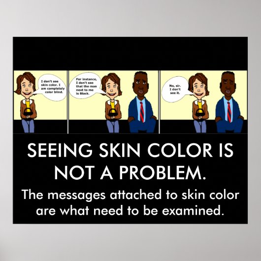 Volledig kleurenblind Poster (Voorkant)