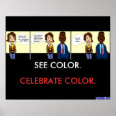 Volledig kleurenblind Poster (Voorkant)