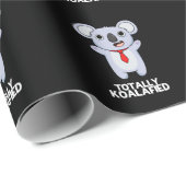 Volledig Koala-Gespecificeerde Funny Koala Beer Pu Cadeaupapier (Rol Hoek)