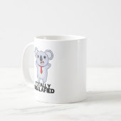 Volledig Koala-Gespecificeerde Funny Koala Beer Pu Koffiemok (Voorkant links)
