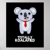Volledig Koala-Gespecificeerde Funny Koala Beer Pu Poster (Voorkant)