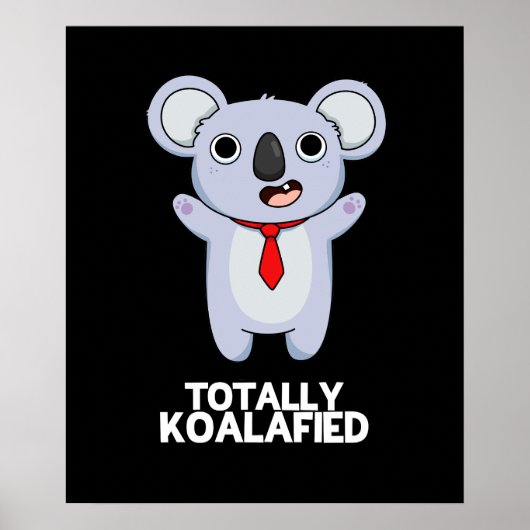 Volledig Koala-Gespecificeerde Funny Koala Beer Pu Poster (Voorkant)